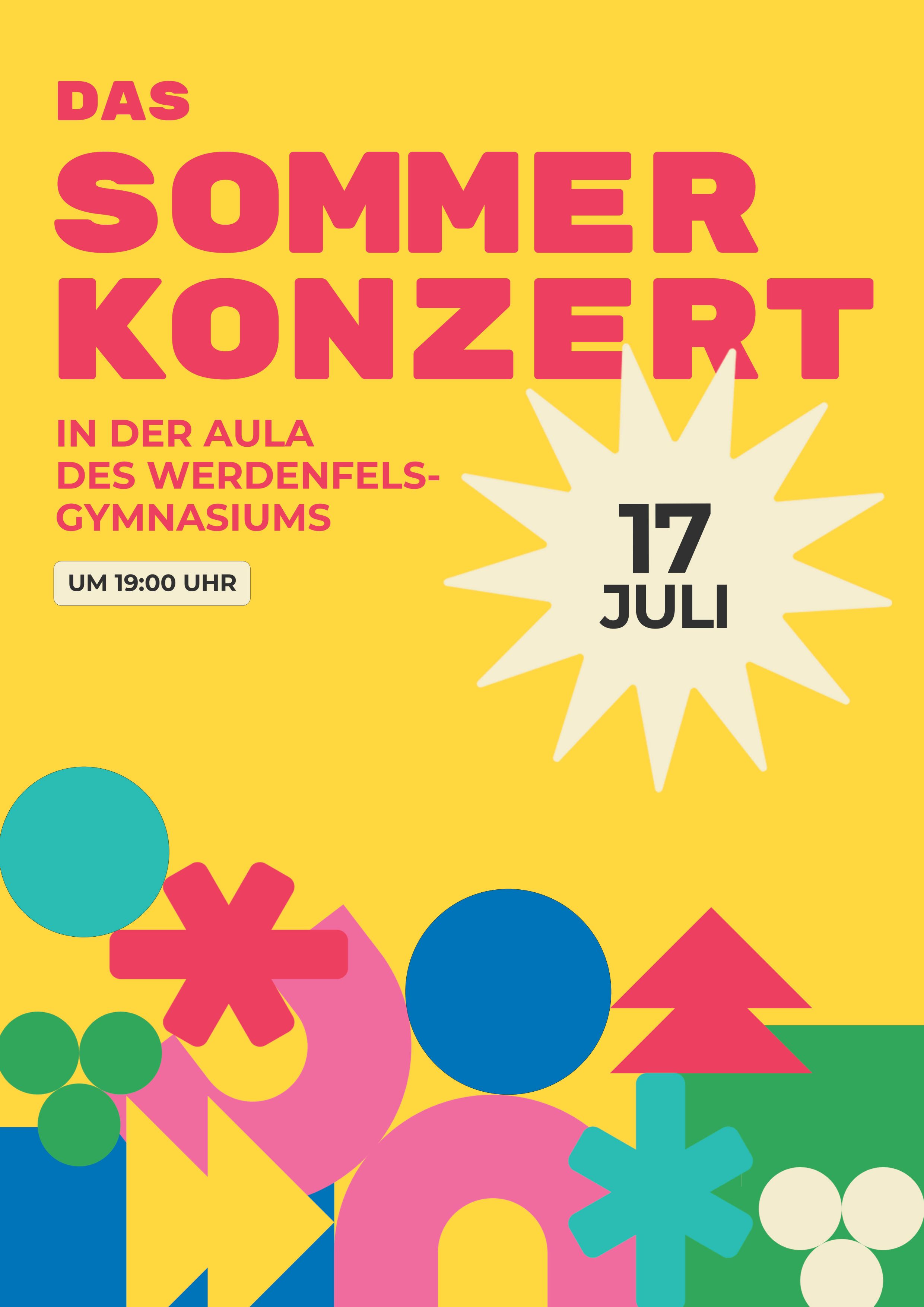 WG Plakat Sommerkonzert 1